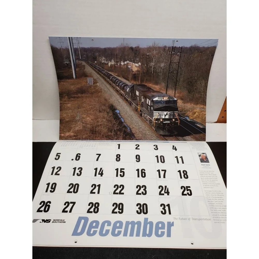 2010‎ Norfolk Southern Railroad Calendar - Oversize